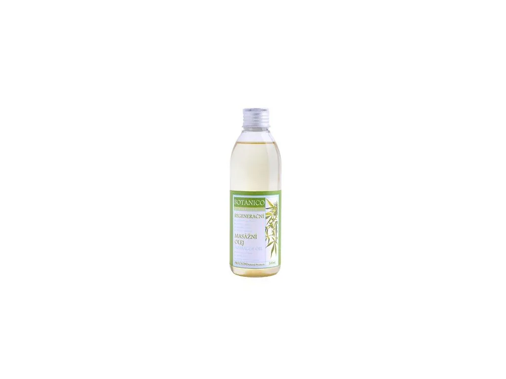 BOTANICO Konopný regenerační stimulační masážní olej 200 ml Nízká Cena