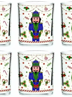 Easy Life Sada šesti skleniček Nutcracker Twist 6x250 ml Oblíbený