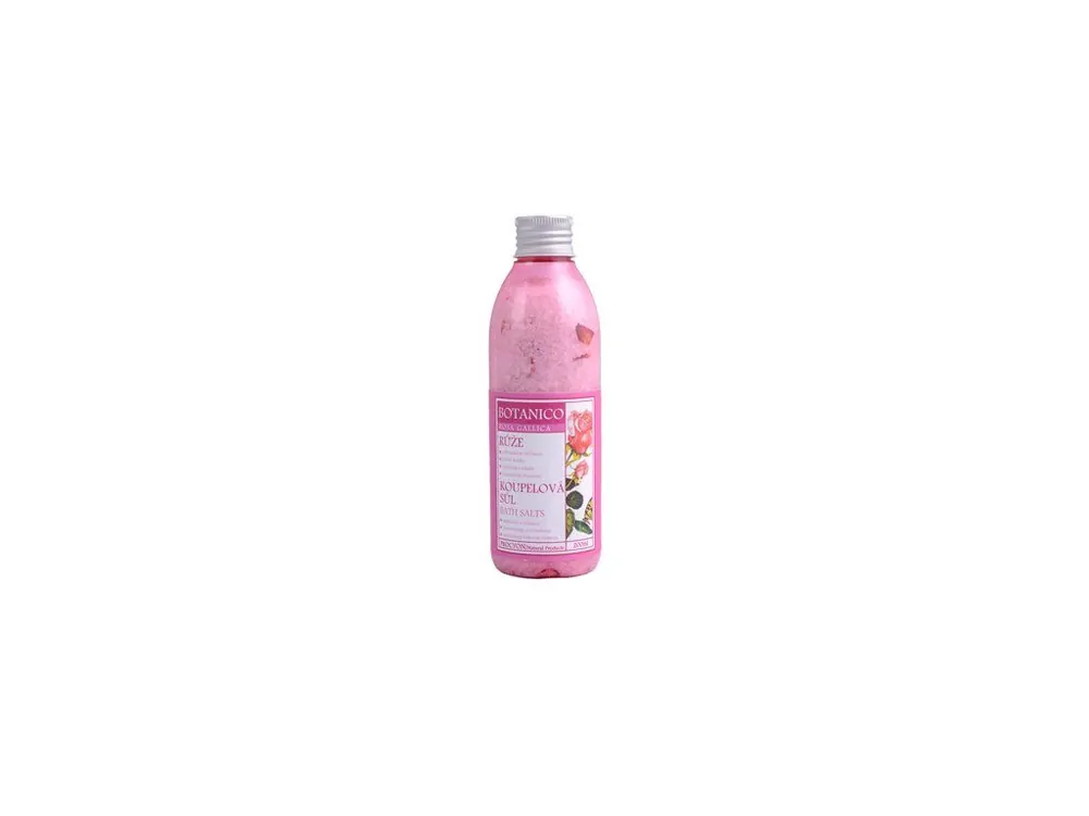 BOTANICO Koupelová sůl Růže 200 ml Oblíbený