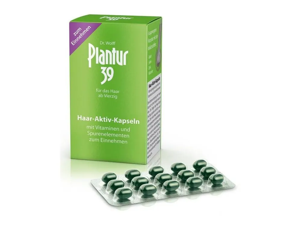 Tovární Cena PLANTUR 39 Aktivní kapsle cps.60 - vitamíny proti vypadávání vlasů u žen