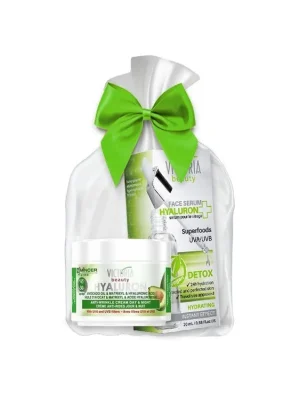 Victoria Beauty Hyaluron Denní a noční krém s avokádem+pleťové sérum Superfood s kyselinou hyaluronovou 2 ks Dokud Zásoby Vydrží