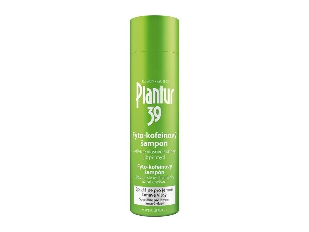 PLANTUR 39 Fyto-kofeinový šampon proti padání na jemné lámavé vlasy 250ml Aktuální