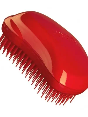 TANGLE TEEZER Original Thick and Curly - kartáč pro husté a kudrnaté vlasy - červený Speciální Cena