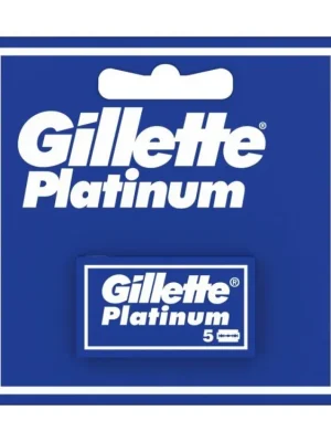 Expresní Doručení GILLETTE Platinum - klasické oboustranné žiletky 5ks - 1balení
