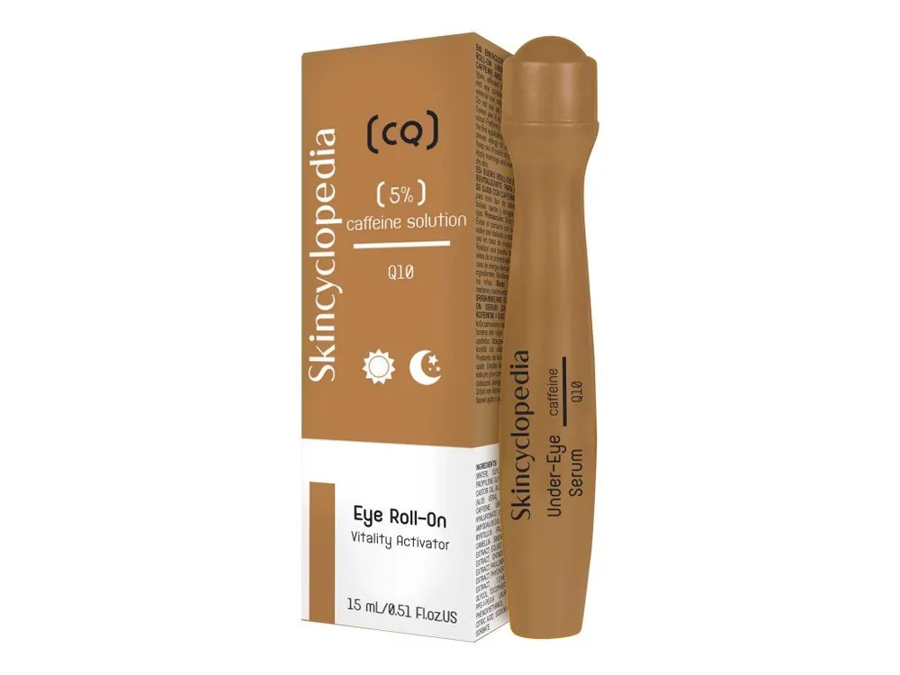 Výprodej Skincyclopedia Oční roll on k prosvětlení očního okolí s kofeinem a Q10 15 mL
