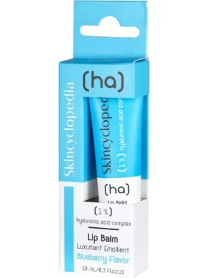 Skincyclopedia Zvláčňující balzám na rty s borůvkovou příchutí a kyselinou hyaluronovou 10 mL Autentický