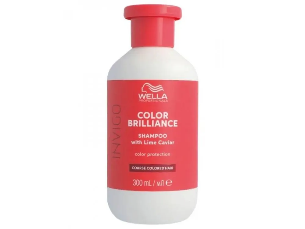 WELLA Invigo Color Brilliance Coarse Shampoo 300ml - šampon pro silné barvené vlasy Vysoce Kvalitní