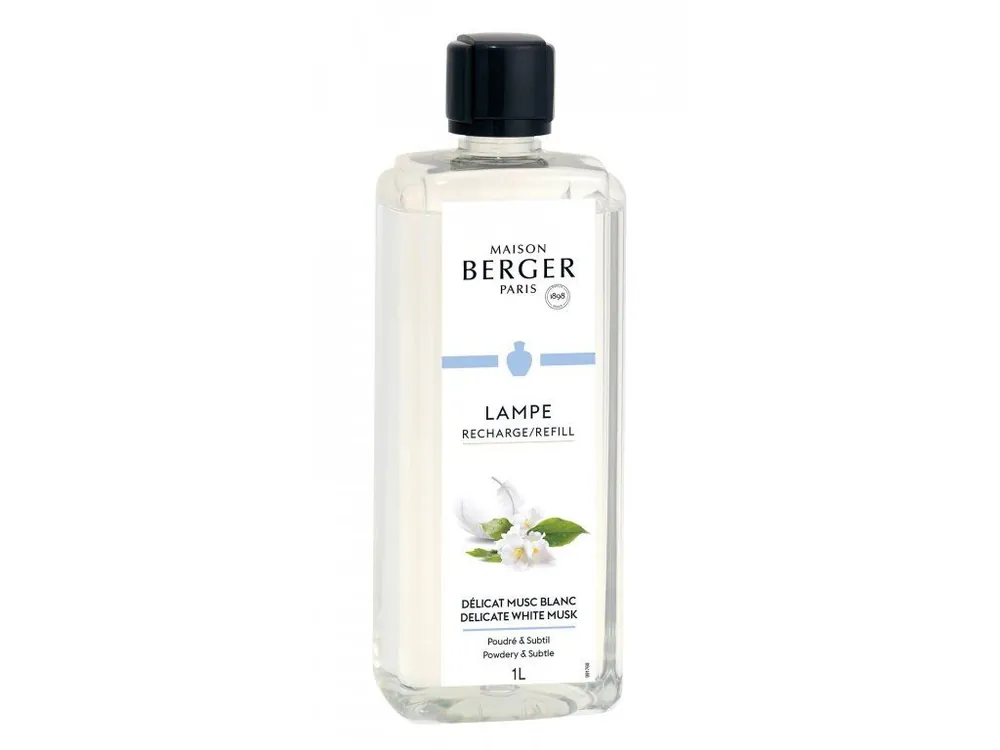 Must-Have MAISON BERGER PARIS Delicate White Musk/Jemné bílé pižmo Náplň do katalytické lampy 1 000 mL