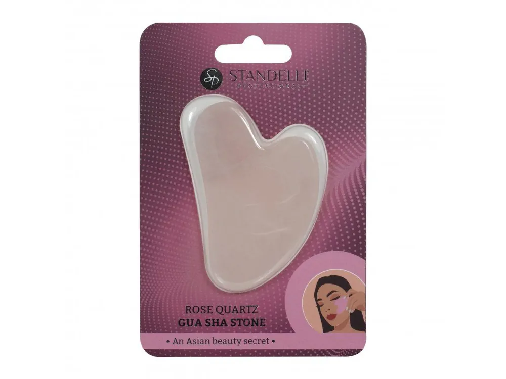 Horká Nabídka Standelli professional GUA SHA Masážní kámen rose quartz
