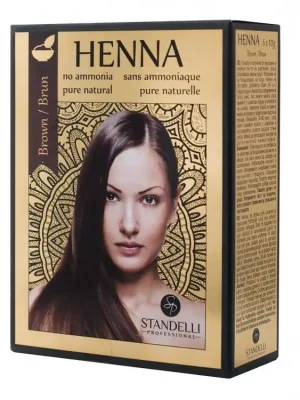 Pouze Dnes Standelli professional Henna 100% přírodní barva na vlasy Brown ( hnědá ) 6x10 ml