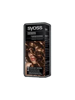 Cenová Bomba SYOSS Professional Permanentní barva na vlasy Hazelnut Brown - oříškově hnědá 5-8