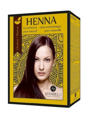 Výhodná Nabídka Standelli professional Henna 100% přírodní barva na vlasy Chestnut (kaštanová) 6x10 ml