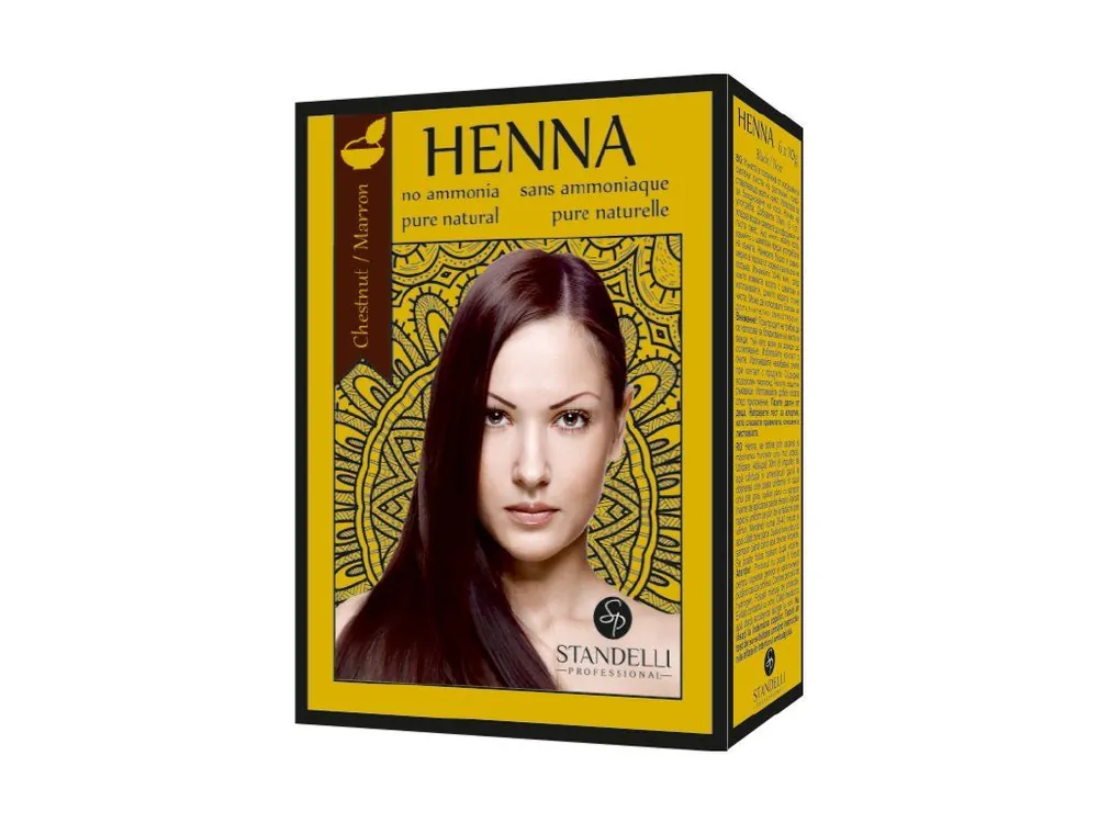 Výhodná Nabídka Standelli professional Henna 100% přírodní barva na vlasy Chestnut (kaštanová) 6x10 ml