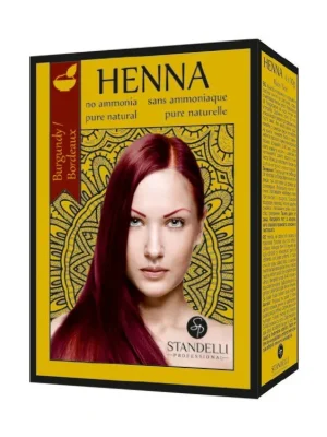 Standelli professional Henna 100% přírodní barva na vlasy Burgundy (vínová) 6x10 ml Zlevněný