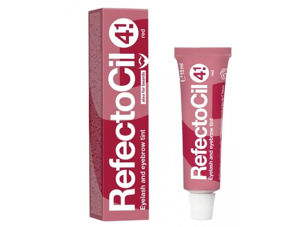 Rychlé Dodání REFECTOCIL č.4,1 RED - Profesionální barva na řasy, obočí a vousy 15ml - Červená