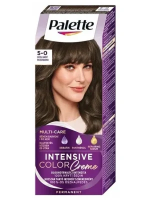 SCHWARZKOPF Palette N4 (5-0) Intensive Color Creme - barva na vlasy - Světle hnědá Finální Výprodej