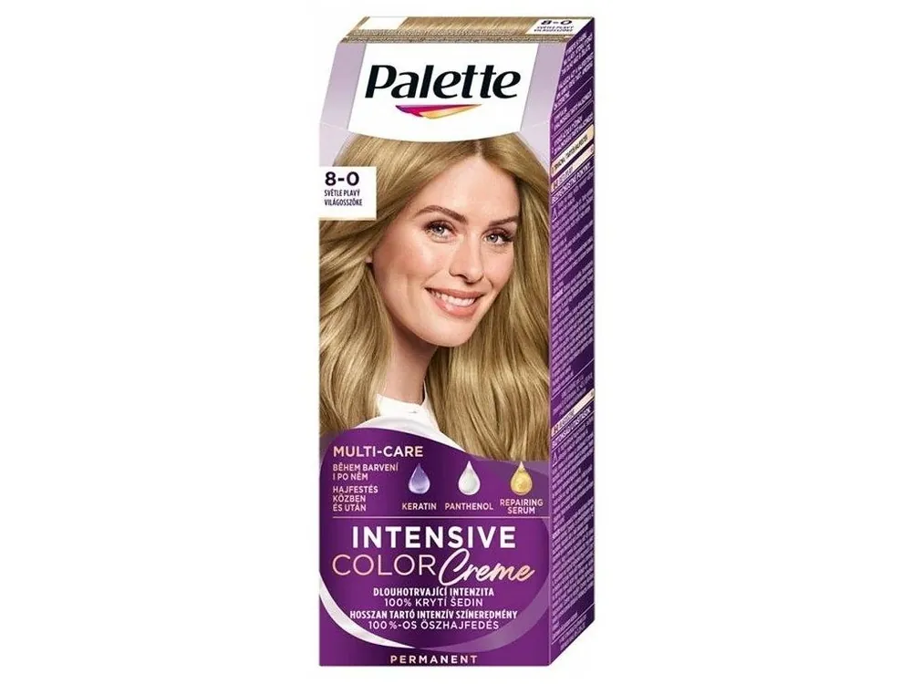 SCHWARZKOPF Palette N7 (8-0) Intensive Color Creme - barva na vlasy - Světle plavá Speciální Cena