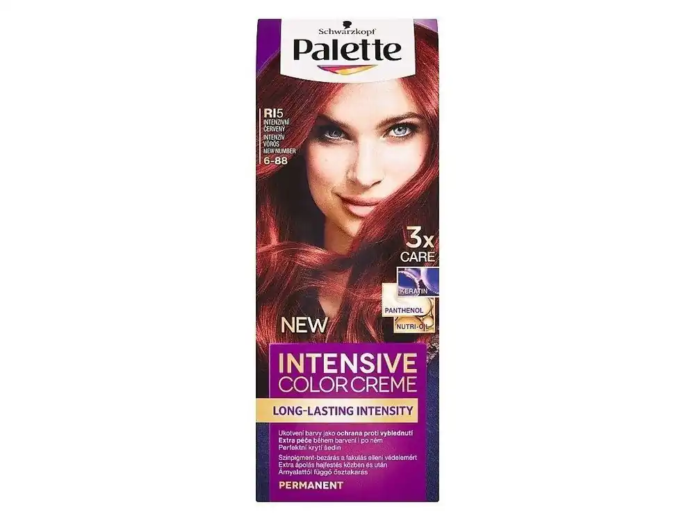 SCHWARZKOPF Palette RI5 (6-88) Intensive Color Creme - barva na vlasy -Intenzivní červená Značkový