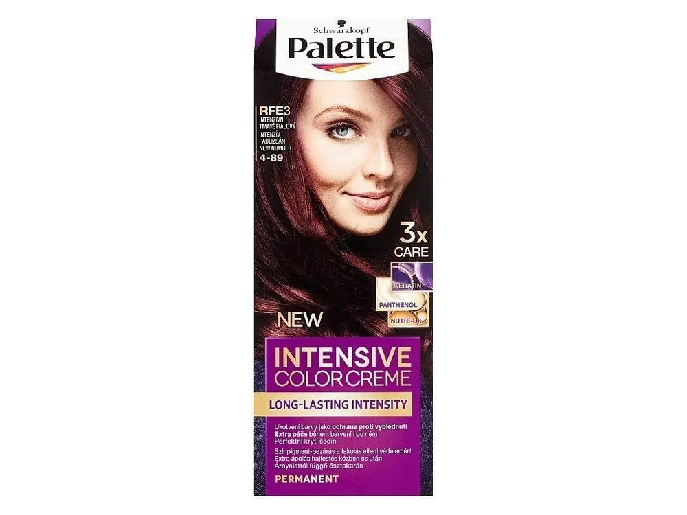 SCHWARZKOPF Palette RFE3 (4-89) Intensive Color Creme - Intenzivní tmavě fialová Nejlepší Volba