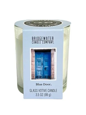 Oblíbený Bridgewater Candle Company Vonná votivní svíčka ve skleničce Blue door 99 g