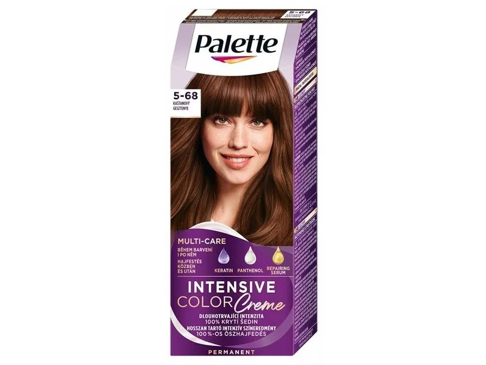 Poslední Šance SCHWARZKOPF Palette R4 (5-68) Intensive Color Creme - barva na vlasy - Kaštanová