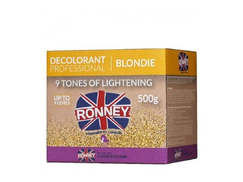 Nakupujte Hned RONNEY Blondie 9 Tones Of Lightening 500g - profi melír, zesvětlení až o 9 tónů