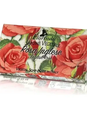 Florinda Rostlinné mýdlo Rosa inglese ( anglická růže ) 100 g Dokud Zásoby Vydrží
