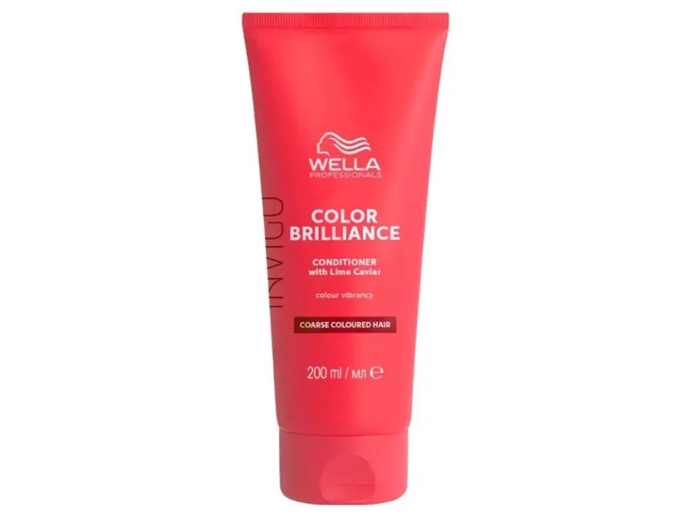 Víkendová Akce WELLA Invigo Brilliance Color Conditioner Coarse 200ml - balzám na silné barvené vlasy