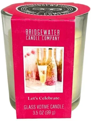 Vrácení Zdarma Bridgewater Candle Company Votivní svíčka ve skleničce Let´s Celebrate 99 g