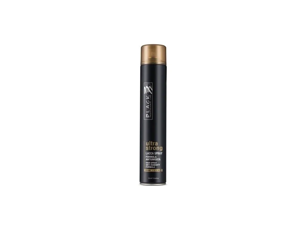 BLACK Professional Ultra Strong Hair Spray - ultra silně tužící lak na vlasy 750ml Top Prodej