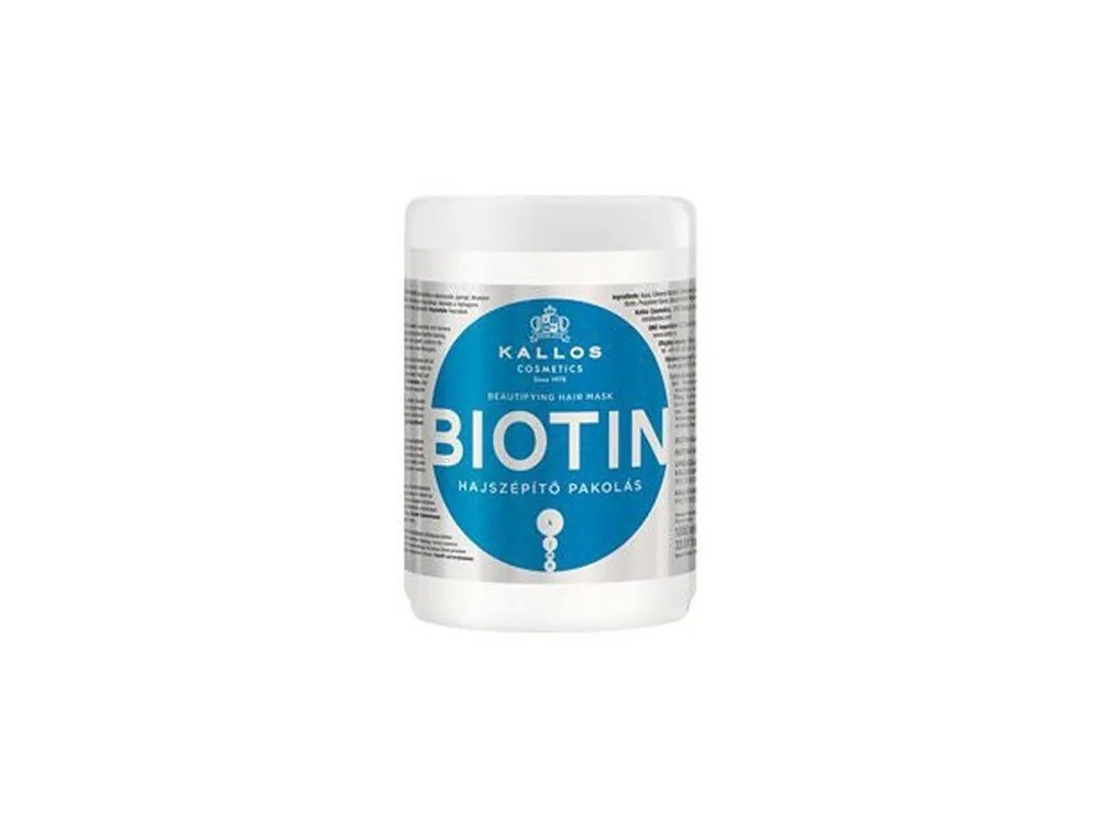 KALLOS KJMN Biotin Hair Mask 1000ml - maska pro tenké, slabé a lámavé vlasy Koupit Online