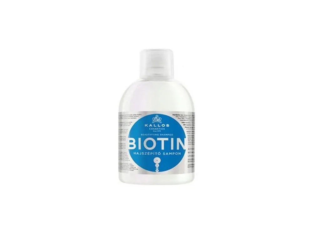 Hit Sezóny KALLOS KJMN Biotin Shampoo 1000ml - šampon pro tenké, slabé a lámavé vlasy