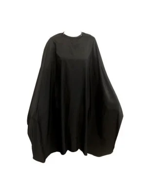 Top Prodej FOX Collection Kadeřnický střihací plášť Silky Line se zapínáním na druky - černý