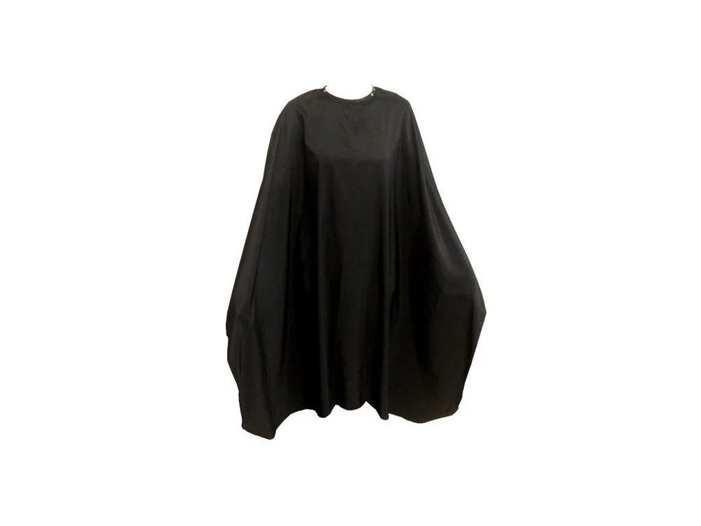 Top Prodej FOX Collection Kadeřnický střihací plášť Silky Line se zapínáním na druky - černý