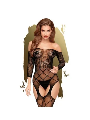 Akční Cena Penthouse Top-Notch - dámské erotické bodystocking černá S-L