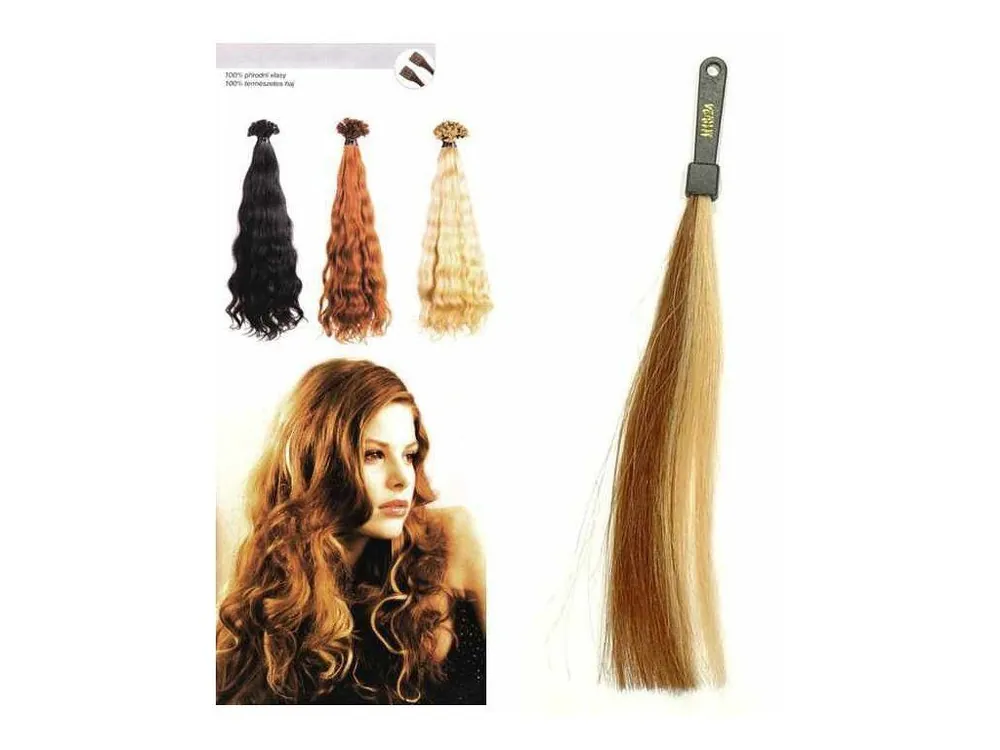 Nejlepší Volba SO.CAP. Vlnité vlasy 8003MC 35-40cm pramen melír odstínů 18-24
