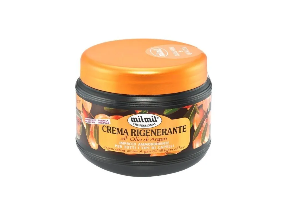 MIL MIL Argan Regenerační krém s arganovým olejem pro všechny typy vlasů 500ml Vrácení Zdarma