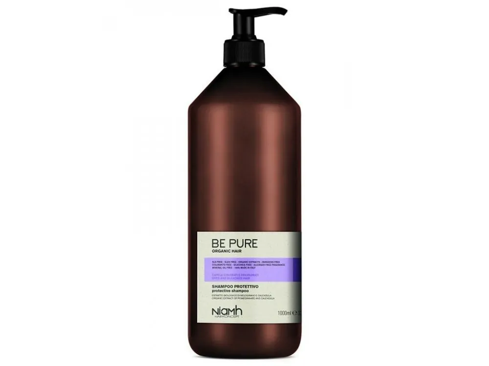 NIAMH Be Pure Protective Shampoo 1000ml - šampon po barvení a odbarvování Speciální Cena