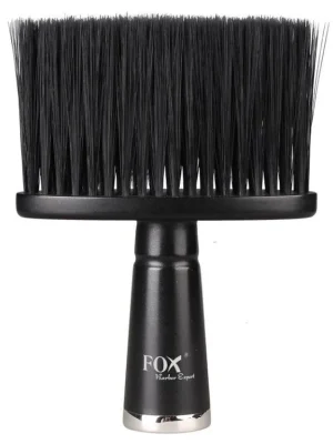 FOX Barber Expert Professional Neck Brush - profi oprašovací štětka - černá Cenový Hit