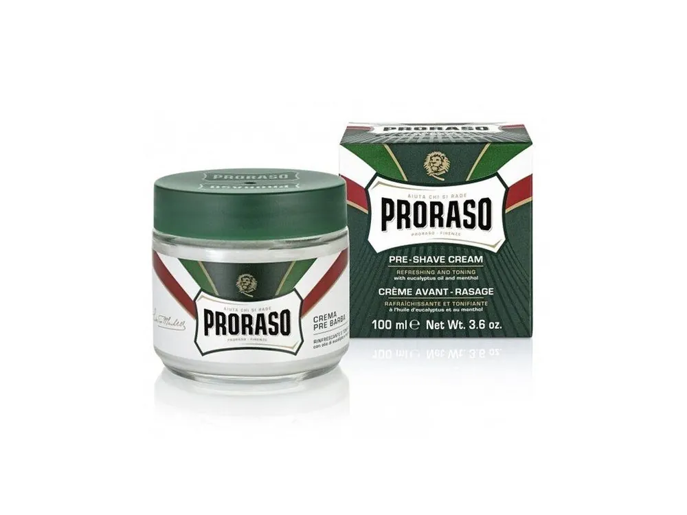 Objednat Nyní PRORASO Eucalyptus Osvěžující krém před a po holení - eukalyptus 100ml