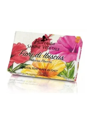 Must-Have Florinda Rostlinné italské mýdlo Fiori Di Ibiscus (květy ibišku) 50 g
