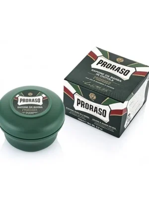 PRORASO Eucalyptus Osvěžující mýdlo na holení v misce - eukalyptus 150ml Tovární Cena