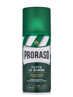 PRORASO Eucalyptus Osvěžující pěna na holení v cestovním balení - eukalyptus 100ml Vrácení Zdarma