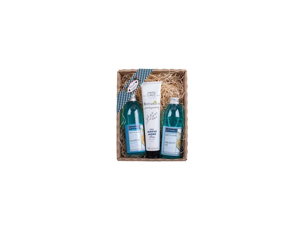 Poslední Šance Botanico Dárková sada Mrtvé moře Šampon na vlasy 200 ml Sprchový gel 200 ml Krém na ruce 75 ml 3 ks
