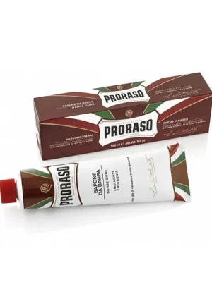 Přímo Od Výrobce PRORASO Sandalwood Vyživující krém na holení tvrdých vousů - santalové dřevo 150ml