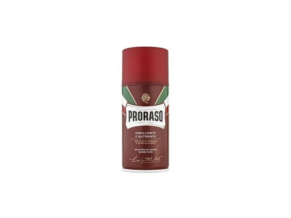 PRORASO Sandalwood Vyživující pěna na holení tvrdých vousů - santalové dřevo 300ml Ověřený