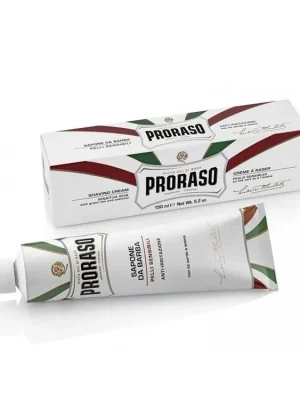 Oblíbený PRORASO Green Tea Vyživující krém na holení pro citlivou pokožku - zelený čaj 150ml