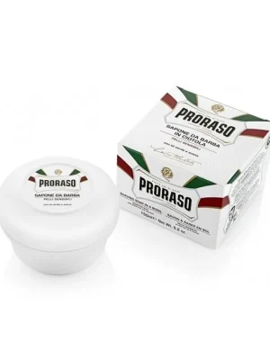 Akční Nabídka PRORASO Green Tea Mýdlo na holení v misce pro citlivou pokožku - zelený čaj 150ml