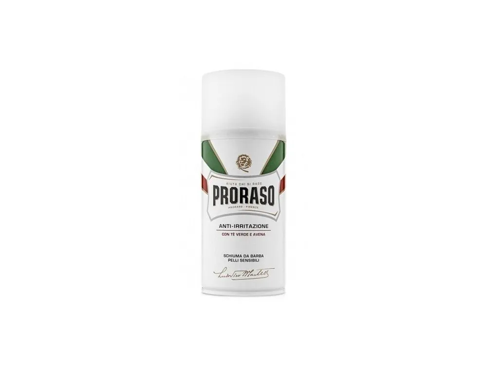 Finální Výprodej PRORASO Green Tea Pěna na holení pro citlivou pokožku - zelený čaj 300ml