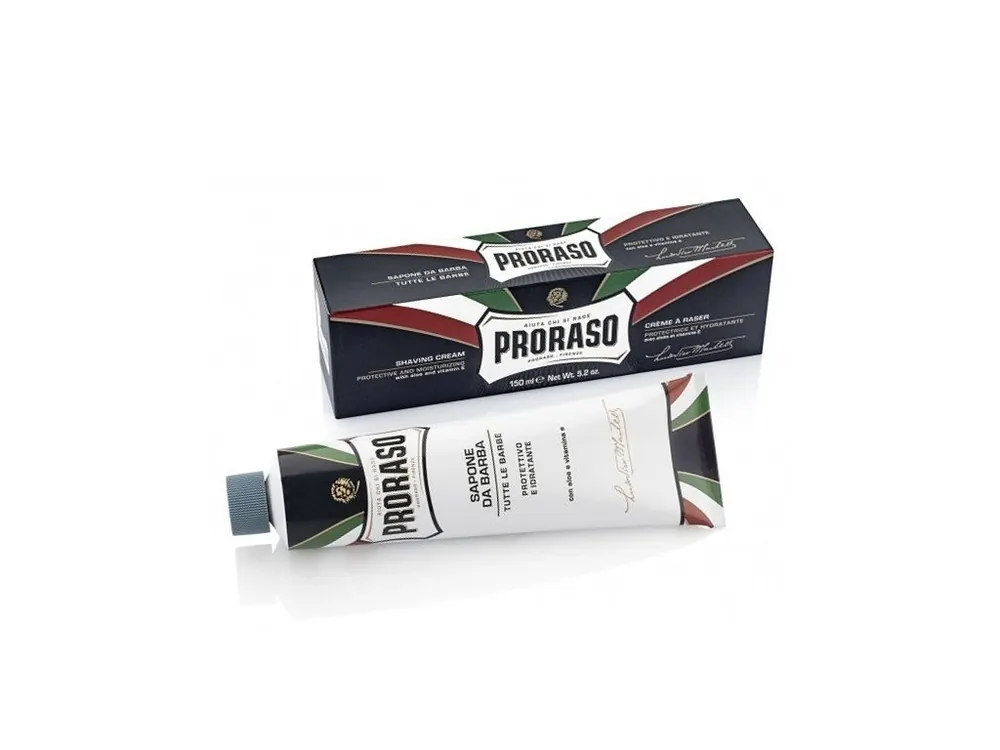 Objednat Nyní PRORASO Aloe Vera Ochranný krém na holení pro citlivou pokožku - aloe vera 150ml